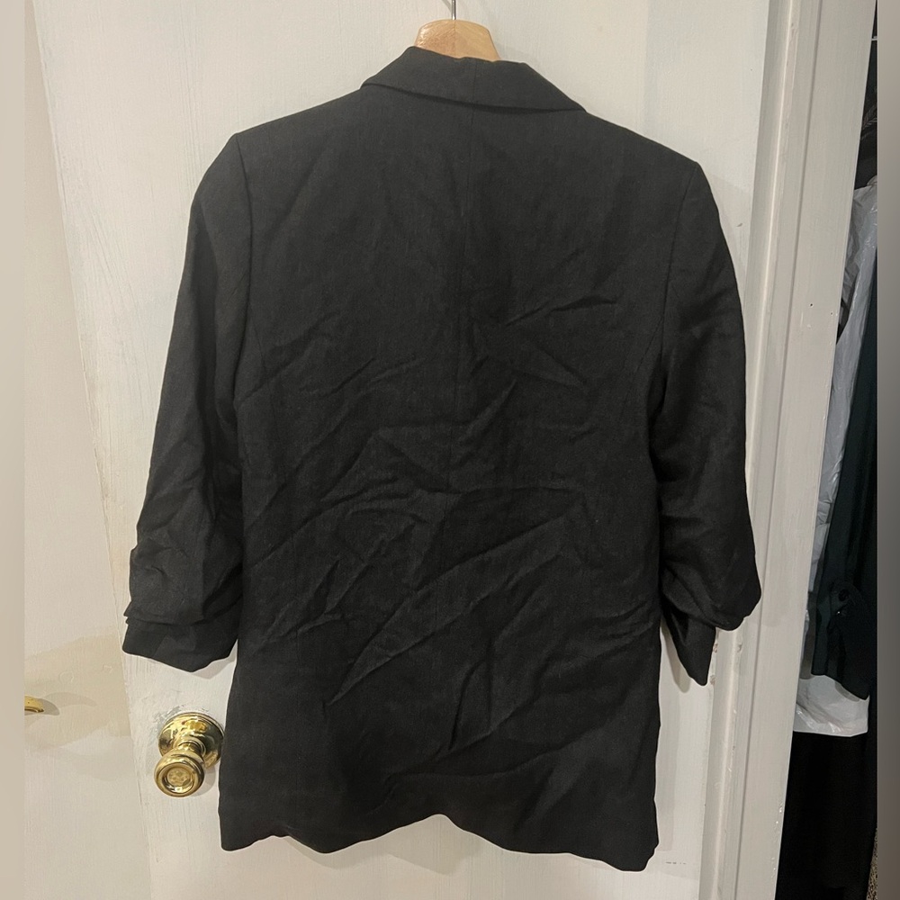 Zara Charcoal Gray Blazer - Picture 3 of 4